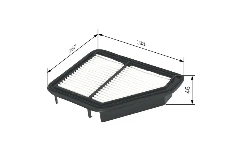 BOSCH F026400132 Hava Filtresi 17220RSJE00 resmi