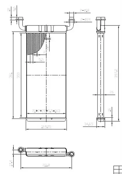 MGA 81173 Kalorifer Radyatörü 2E0819017C resmi