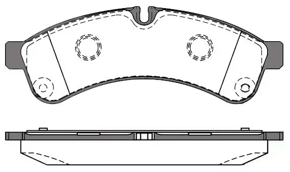 MGA 55584 Arka Fren Balatası 42555633 resmi