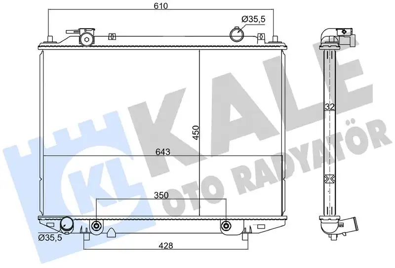 KALE 363795 Radyatör resmi