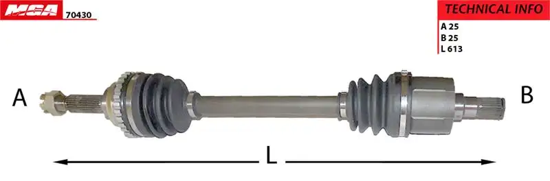 MGA 70430 Ön Aks (Sol) 710046 resmi