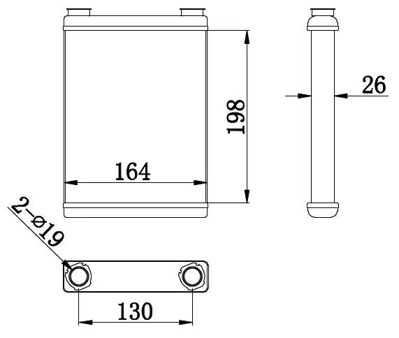 ORIS KRN017026 Kalorifer Radyatörü 924147094R resmi