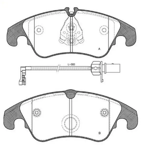 MGA 56500 Ön Fren Balatası 8K0698151H resmi