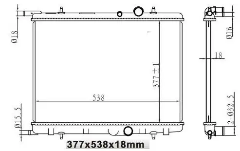 MGA 80147 Radyatör 1330G3 resmi