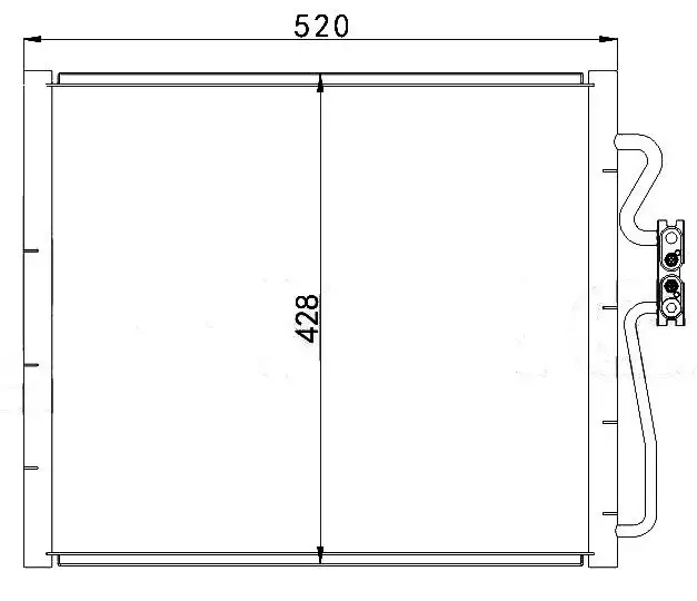 MGA 82376 Klima Radyatörü 64538378439 resmi
