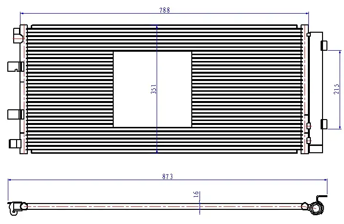 ORIS CRN824016 Klima Radyatörü 921005824R resmi
