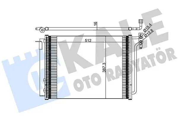 KALE 390900 Klima Radyatörü 64538381543 resmi