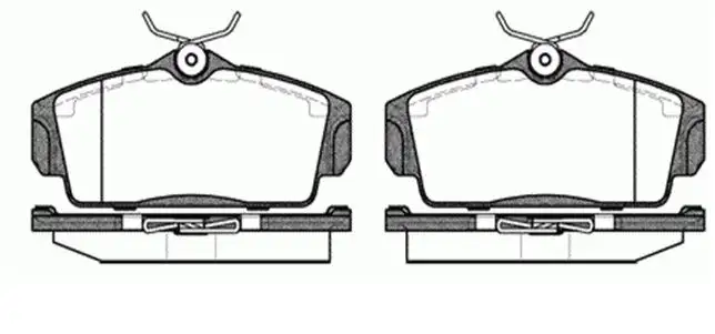 MGA 55406 Ön Fren Balatası 410602F525 resmi