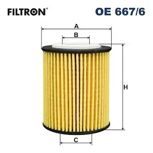 FILTRON OE667/6 Yağ Filtresi resmi