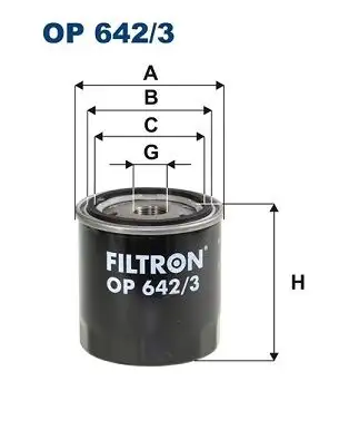 FILTRON OP642/3 Yağ Filtresi resmi