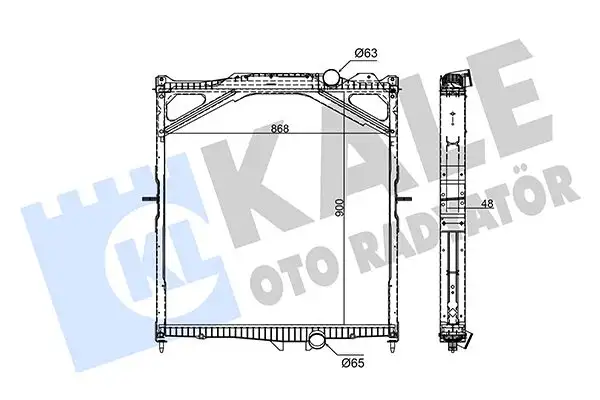 KALE 349285 Radyatör resmi