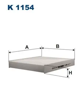 FILTRON K1154 Polen Filtresi 1585224 resmi