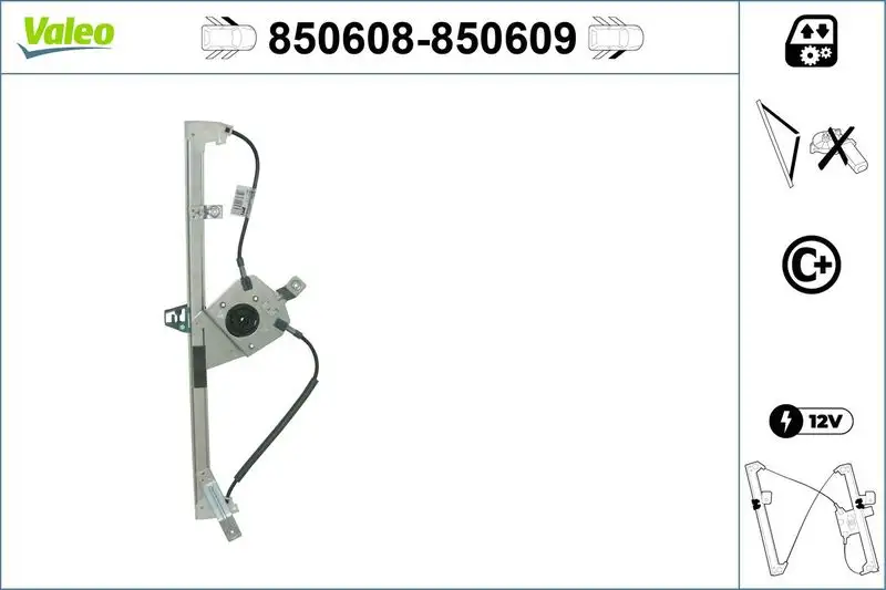 VALEO 850608 Ön Cam Krikosu (Sol) resmi