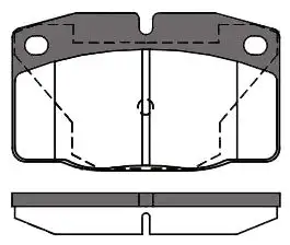 MGA 55578 Ön Fren Balatası 1605881 resmi