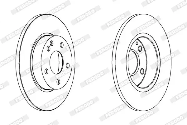 FERODO DDF1219C Ön Fren Diski A1694210012 resmi