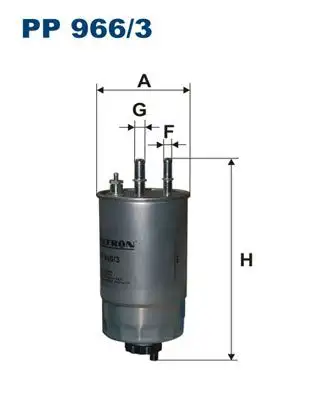 FILTRON PP966/3 Yakıt Filtresi resmi