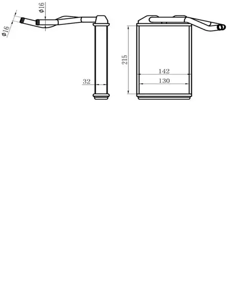 ORIS KTO010032 Kalorifer Radyatörü 8710712420 resmi
