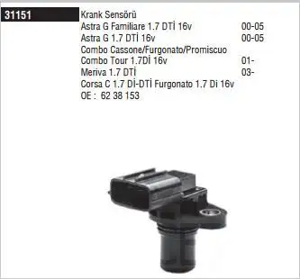 DODUCO 31151 Krank Sensörü 6268153 resmi
