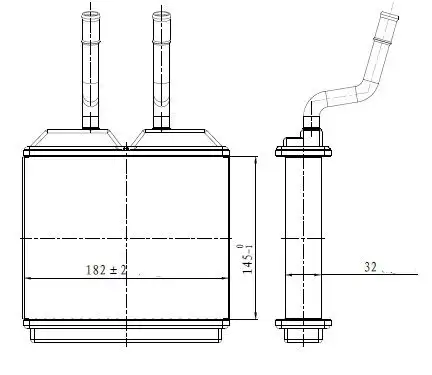 MGA 81138 Kalorifer Radyatörü 1618020 resmi