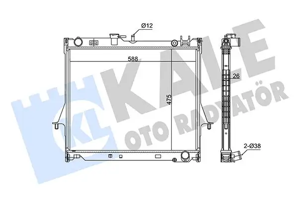 KALE 358700 Radyatör resmi