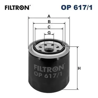 FILTRON OP617/1 Yağ Filtresi 2630035531 resmi