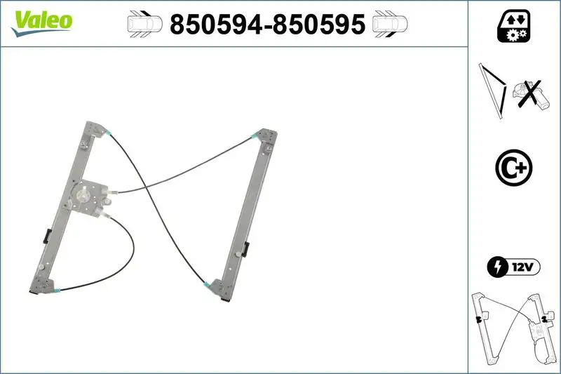 VALEO 850594 Ön Cam Krikosu (Sol) 8200485194 resmi