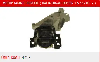 MASTER M4717 Motor Takozu 112101351R resmi