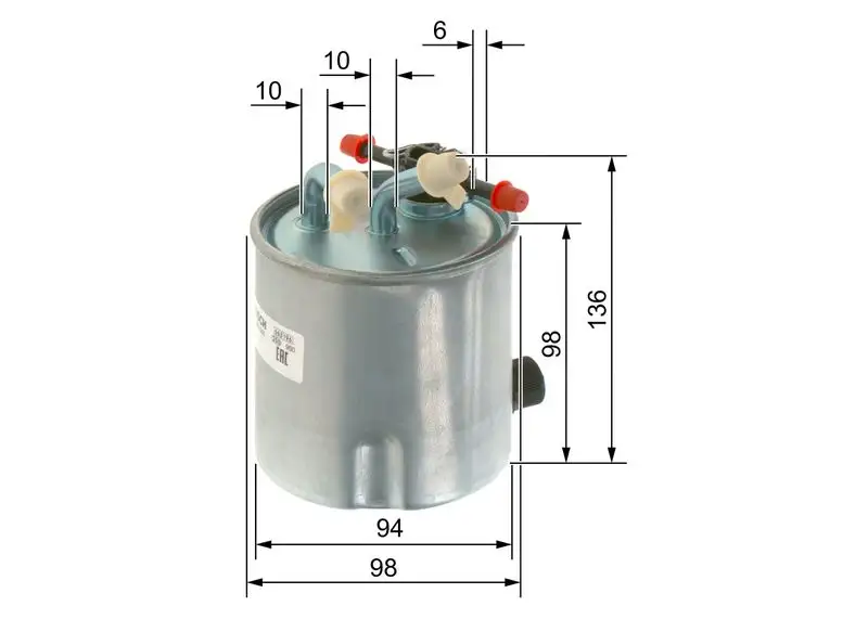 BOSCH 09864B2005 Yakıt Filtresi resmi