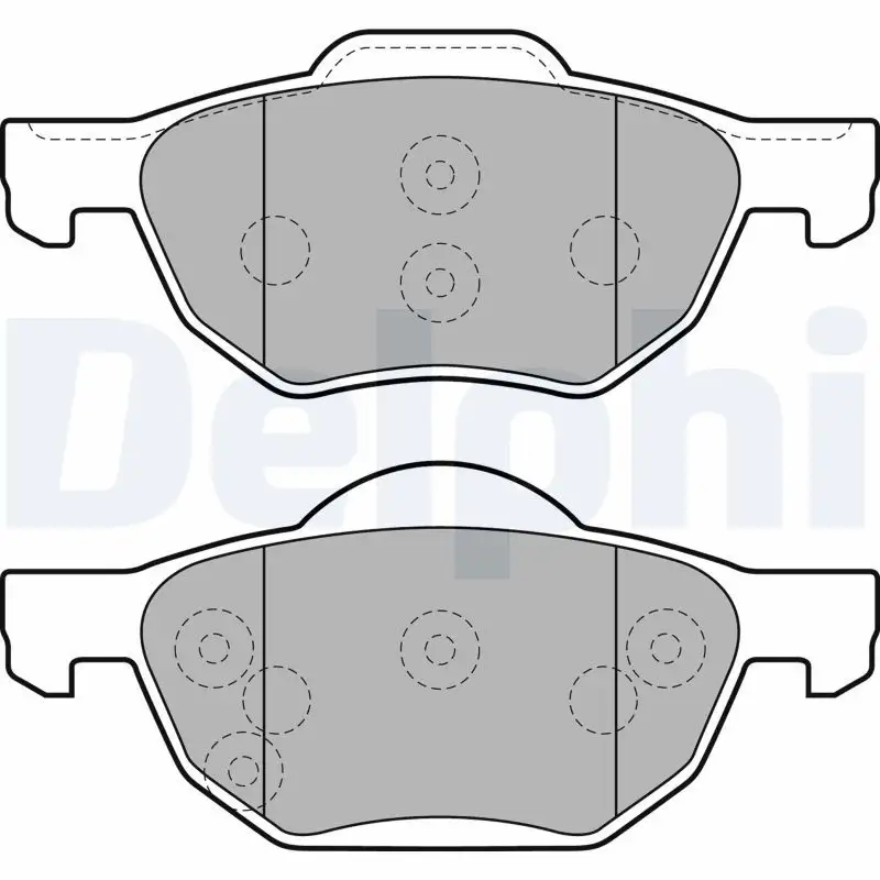 DELPHI LP1862 Ön Fren Balatası 45022SEAEZ1 resmi