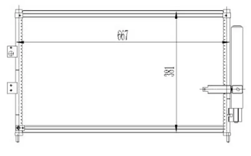 ORIS CHN575016 Klima Radyatörü 80110SNAA41 resmi