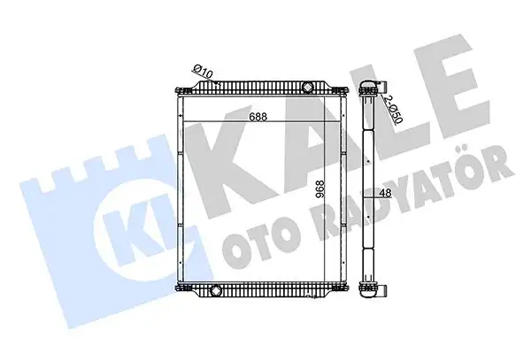 KALE 351615 Radyatör resmi