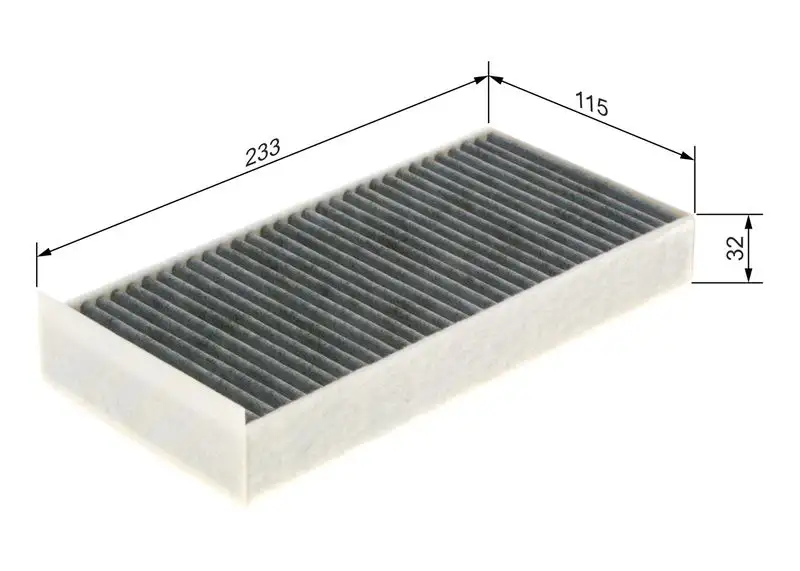 BOSCH 1987435582 Polen Filtresi (Karbonlu) resmi