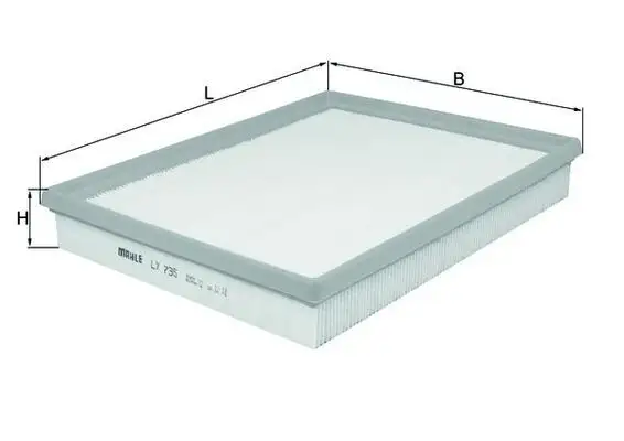 MAHLE LX735 Hava Filtresi resmi