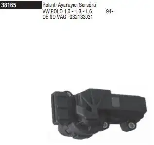 DODUCO 38165 Rölanti Valfi 32133031 resmi