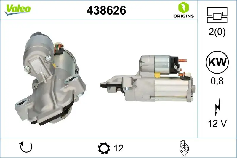 VALEO 438626 Marş Motoru JX6T11000CA resmi