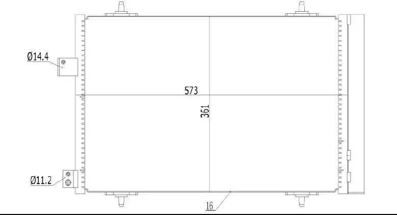 MGA 82303 Klima Radyatörü 6455HV resmi