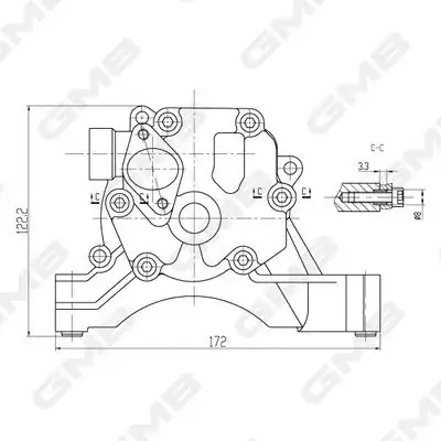 GMB GOAS-71A Yağ Pompası 03C115105AG resmi