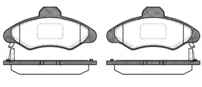 MGA 55246 Ön Fren Balatası 97AX2K021A2B resmi