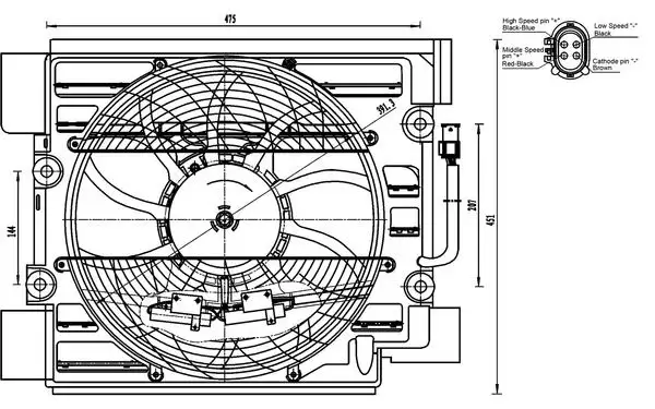 MAHLE ACF23000S Fan Motoru 64548371362 resmi