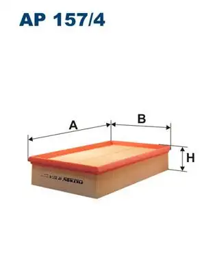 FILTRON AP157/4 Hava Filtresi 7H0129620 resmi