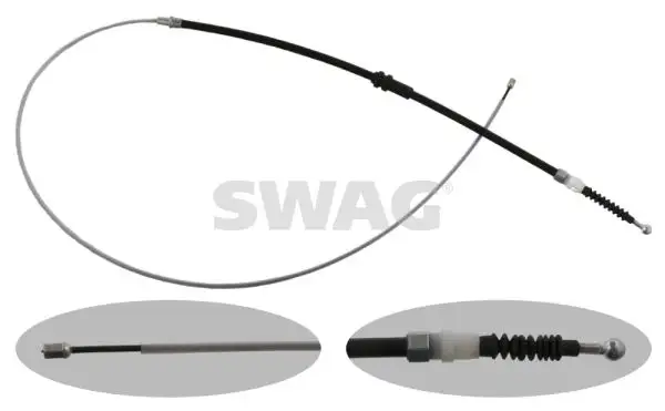 SWAG 30936957 El Fren Halatı (Arka) 2K0609721P resmi