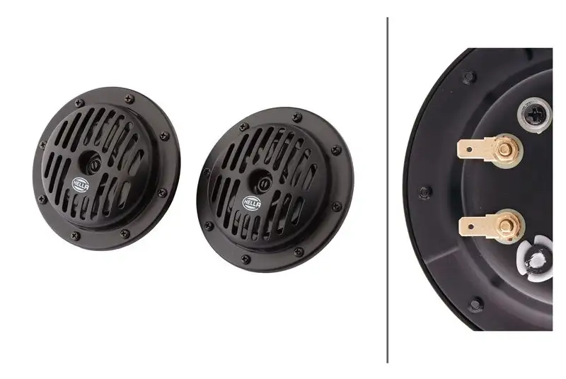 HELLA 3CB004811-042 Korna 12V 438185117 resmi