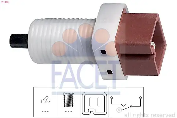 FACET 7.1192 Debriyaj Pedal Müşiri 9639888380 resmi