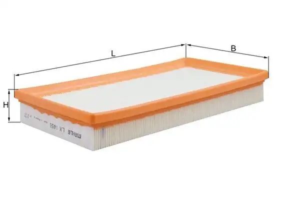 MAHLE LX1455 Hava Filtresi 03C129620G resmi