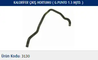 MASTER M3130 Kalorifer Hortumu 51779535 resmi