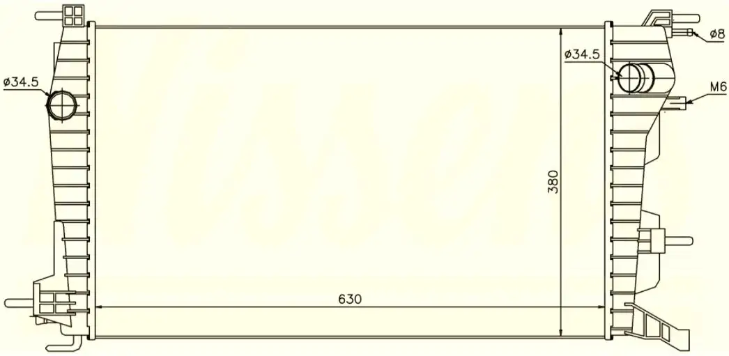ORIS MRN063023 Radyatör 214100068R resmi