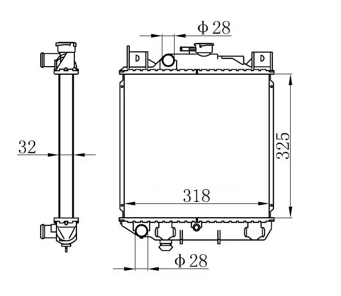 ORIS BSZ026032 Radyatör 1770063B21 resmi