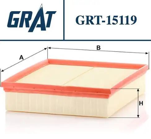 GRAT 15119 Hava Filtresi 6C0129620 resmi