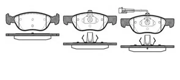 MGA 55102 Ön Fren Balatası 77362090 resmi
