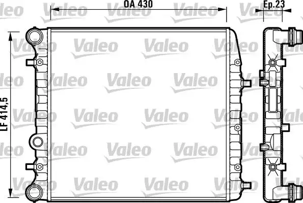 VALEO 732863 Radyatör resmi